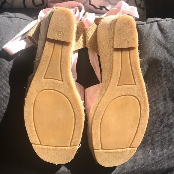 Pink Coach wedge espadrille - Picture 3 of 6